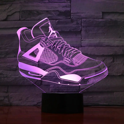 3D LED Sneakers Night Lamp by leminaz